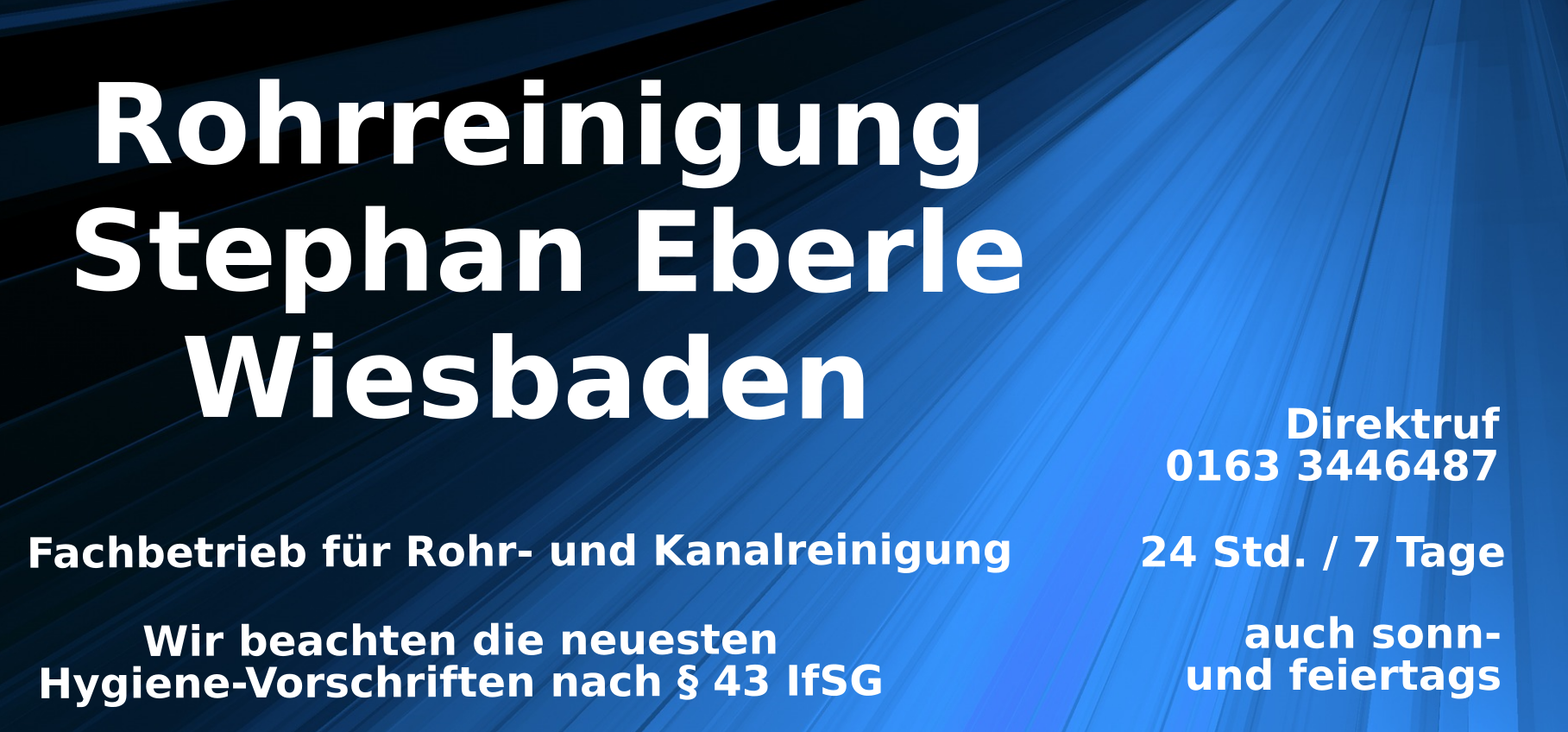 Rohrreinigung Stephan Eberle Wiesbaden